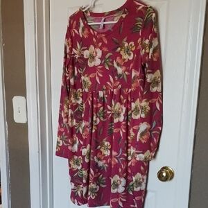 Watermelon Floral Tunic Size Large